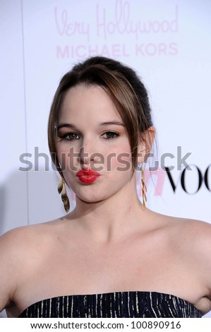 Kay Panabaker at the 8th Annual Teen Vogue Young Hollywood Party, Paramount Studios, Hollywood, CA. 10-01-10
