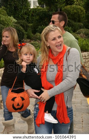 Alison Sweeney and children at the Pottery Barn Kids Halloween Carnival Benfiting Operation Smile, Private Location, Los Angeles, CA. 10-23-10
