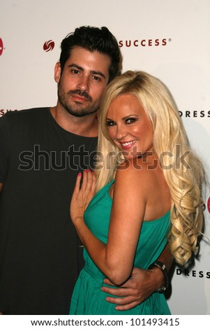 Nicholas Carpenter and Bridget Marquardt  at the Second Annual Give & Get Fete night of pampering, Private Location, West Hollywood, CA. 08-16-10