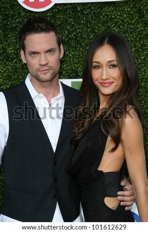 Shane West and Maggie Q  at the CBS, The CW, Showtime Summer Press Tour Party, Beverly Hilton Hotel, Beverly Hills, CA. 07-28-10