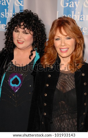 Ann Wilson and Nancy Wilson at the L.A. Gay and Lesbian Center\'s \