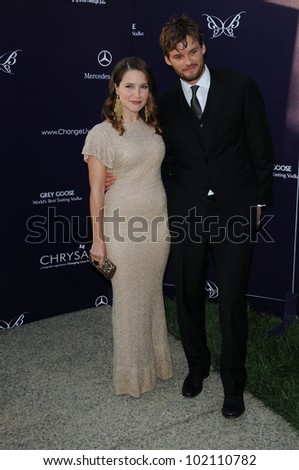 Sophia Bush and Austin Nichols  at the 9th Annual Chrysalis Butterfly Ball, Private Location, Beverly Hills, CA. 06-05-10