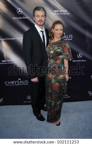 Eric Dane and Rebecca Gayheart at the 9th Annual Chrysalis Butterfly Ball, Private Location, Beverly Hills, CA. 06-05-10