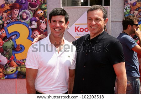 Rich Ross and Bob Iger at the \