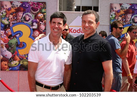Rich Ross and Bob Iger at the \