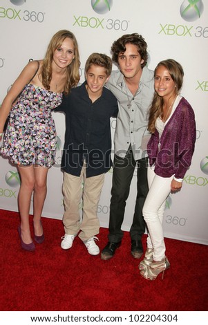 Diego Gonzalez and family at the World Premiere of 