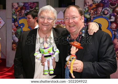 Randy Newman and John Lasseter at the \