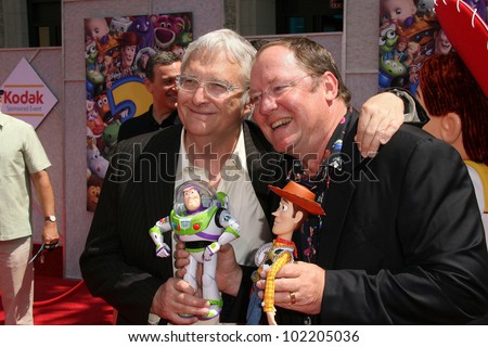 Randy Newman and John Lasseter  at the \