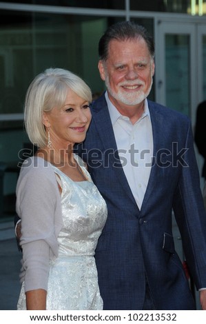 Helen Mirren and Taylor Hackford at the \