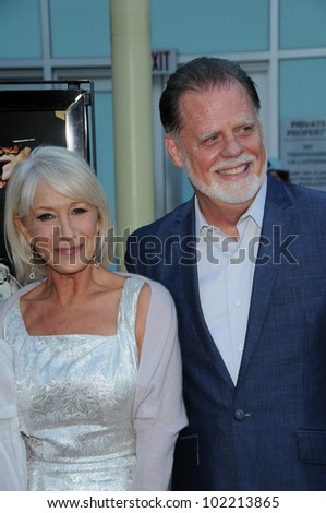 Helen Mirren and Taylor Hackford at the \