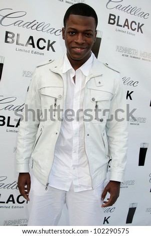Celebrity White on Cedric Sanders At The Cadillac Men S Fragrance Celebrity White Party