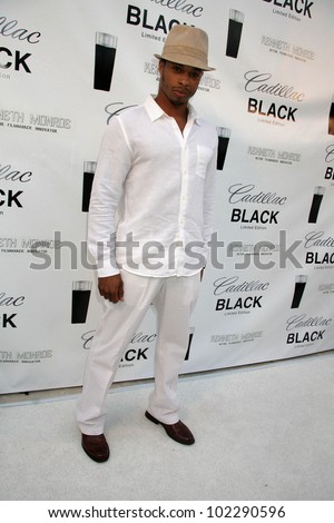 Cornelius Smith Jr at the Cadillac Men\'s Fragrance Celebrity White Party, Style Lounge, Studio City, CA. 06-29-10