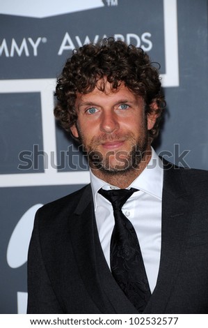 Billy Currington at the 52nd Annual Grammy Awards - Arrivals, Staples Center, Los Angeles, CA. 01-31-10