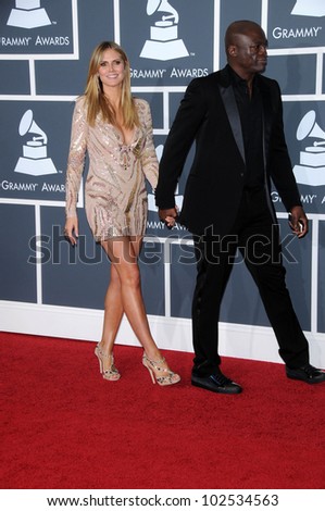 Heidi Klum and Seal at the 52nd Annual Grammy Awards - Arrivals, Staples Center, Los Angeles, CA. 01-31-10