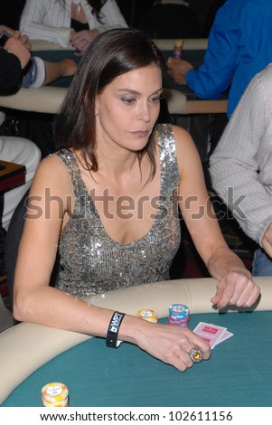 Teri Hatcher at the World Poker Tour Celebrity Invitational Tournament, Commerce Casino, Commerce, CA. 02-20-10