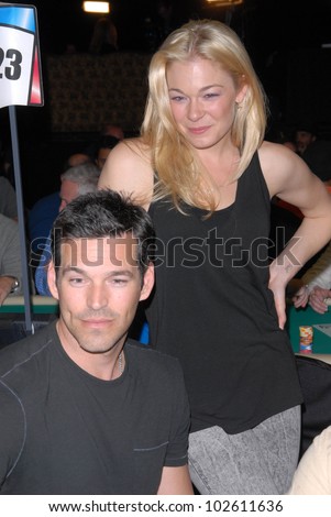 LeAnn Rimes and Eddie Cibrian  at the World Poker Tour Celebrity Invitational Tournament, Commerce Casino, Commerce, CA. 02-20-10