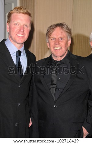 Jake Busey and Gary Busey  at the 2010 Night of 100 Stars Oscar Viewing Party, Beverly Hills Hotel, Beverly Hills, CA. 03-07-10