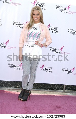 Cassie Scerbo at the 14th Annual Susan G. Komen LA County Race for the Cure, Dodger Stadium, Los Angeles, CA. 03-14-10