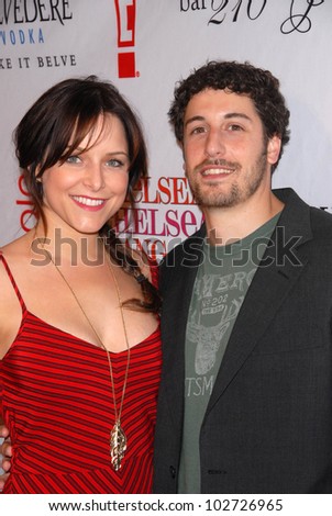Jenny Mollen and Jason Biggs at the Book Launch Party for 
