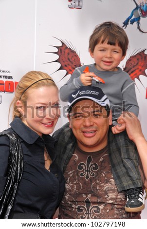 Carlos Mencia and family  at the Los Angeles Premiere of \