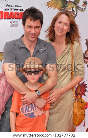 Eric McCormack and wife Janet Holden at the Los Angeles Premiere of \