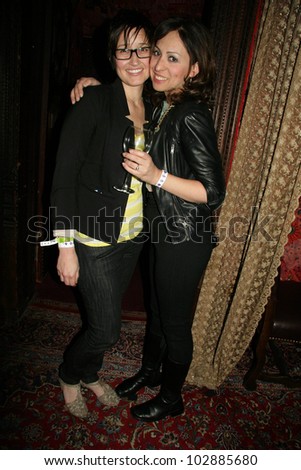 Claudia Lari and Jenny Leeser at the Playback Wrap Party, House of Blues, West Hollywood, CA. 04-04-10