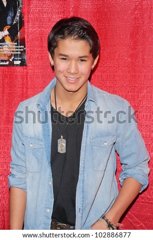 Booboo Stewart at the Celebrity Karaoke and US Troop Care Package Party, Locals Sports Bar & Grill, Los Angeles, CA. 04-06-10