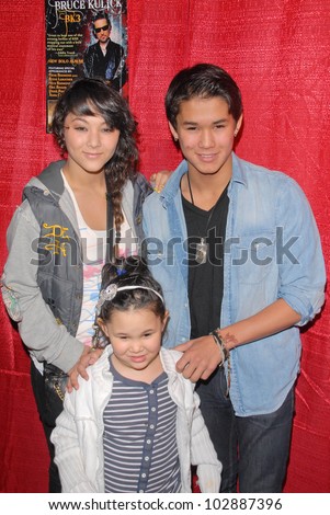 Fivel Stewart and Booboo Stewart at the Celebrity Karaoke and US Troop Care Package Party, Locals Sports Bar & Grill, Los Angeles, CA. 04-06-10