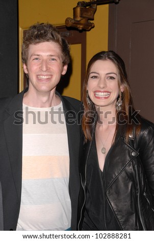 Daryl Wein and Anne Hathaway at the \