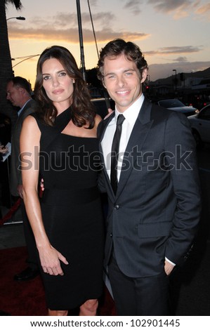 James Marsden and Lisa Linde at the \