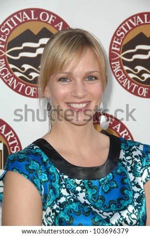 A.J. Cook  at the 11th Annual Festival of Arts Pageant of the Masters. Private Location, Long Beach, CA. 08-29-09