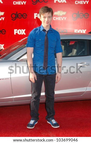 Chris Colfer at the Glee Season Premiere Party. Willows School, Culver City, CA. 09-08-09
