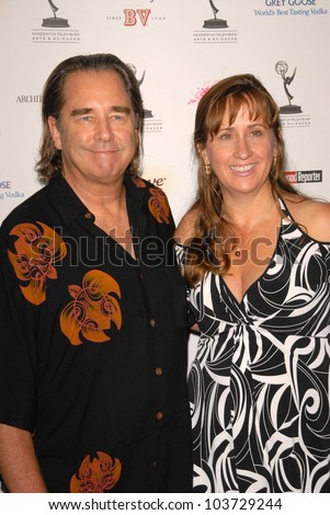Beau Bridges and wife Wendy at the Academy of Television Arts and Sciences Prime Time Emmy Nominees Party. Wolfgang Puck Pacific Design Center, West Hollywood, CA. 09-17-09