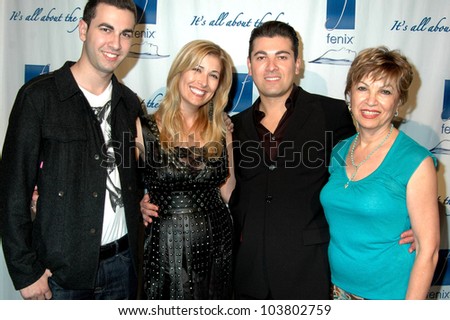 Bill Bakho and family at the Fenix Cosmetics 10 year Anniversary, Skybar, West Hollywood, CA. 09-22-09