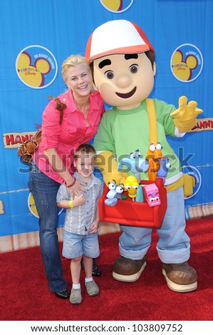 Alison Sweeney and family  at the Los Angeles Premiere of \'Handy Manny Motorcycle Adventure\'. Arclight Hollywood, Hollywood, CA. 09-26-09
