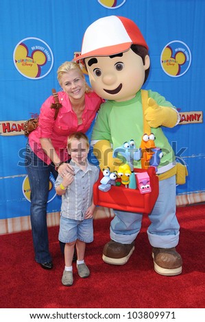 Alison Sweeney and family  at the Los Angeles Premiere of \'Handy Manny Motorcycle Adventure\'. Arclight Hollywood, Hollywood, CA. 09-26-09