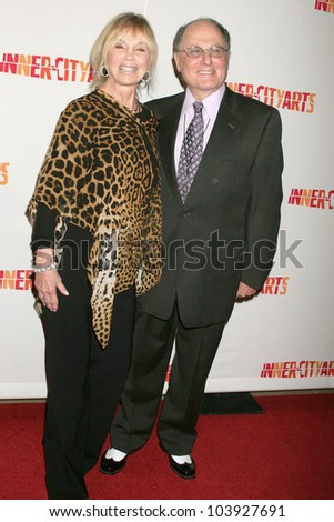 Budd Friedman and wife Alix  at the 20th Anniversary Inner City Arts Imagine Gala and Auction. Beverly Hilton Hotel, Beverly Hills, CA. 10-15-09