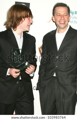 Angus T. Jones and Jon Cryer  at the Big Brothers and Big Sisters of Los Angeles Rising Stars Gala 2009, Beverly Hilton Hotel, Beverly Hills, CA. 10-30-09