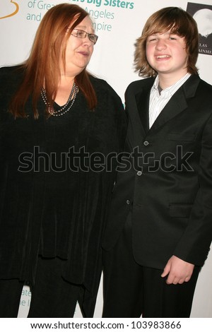 Conchata Ferrell and Angus T. Jones at the Big Brothers and Big Sisters of Los Angeles Rising Stars Gala 2009, Beverly Hilton Hotel, Beverly Hills, CA. 10-30-09