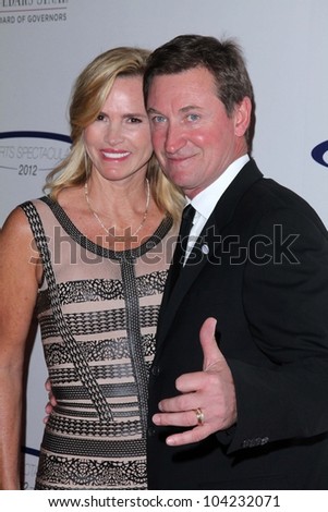 Janet Jones, Wayne Gretzky at the 27th Anniversary Of Sports Spectacular, Century Plaza, Century City, CA 05-20-12