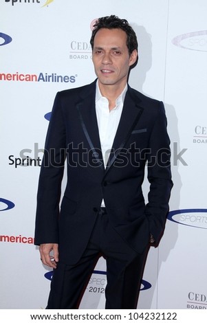 Marc Anthony at the 27th Anniversary Of Sports Spectacular, Century Plaza, Century City, CA 05-20-12
