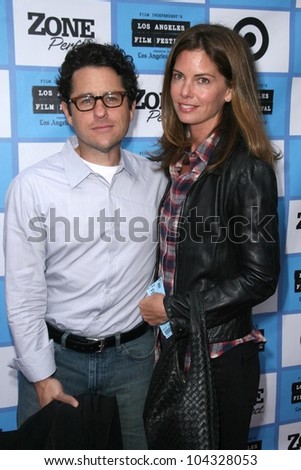 J.J. Abrams and wife Katie at the Los Angeles Premiere of \'It Might Get Loud\'. Manns Festival Theatre, Westwood, CA. 06-19-09
