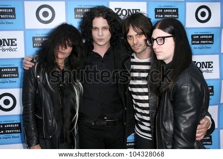 Jack White and The Raconteurs  at the Los Angeles Premiere of \'It Might Get Loud\'. Manns Festival Theatre, Westwood, CA. 06-19-09