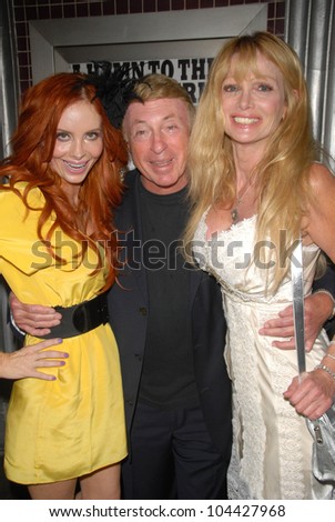 Phoebe Price with Larry Cohen and Laurene Landon at the Los Angeles Charity Benefit Premiere of \'Bad Cop\'. Fairfax Cinemas, West Hollywood, CA. 07-09-09