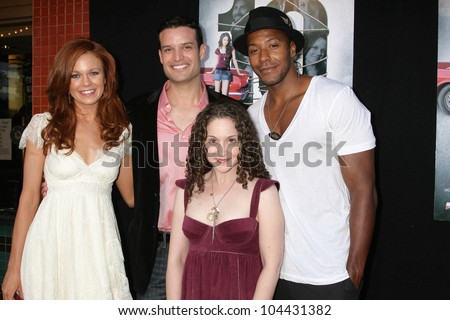 Rachel Boston and B.P. Cooper with Senta Moses and McKinley Freeman at the Los Angeles Sneak Peek Screening of \'Ten Years Later\'. Majestic Crest Theatre, Los Angeles, CA. 07-16-09