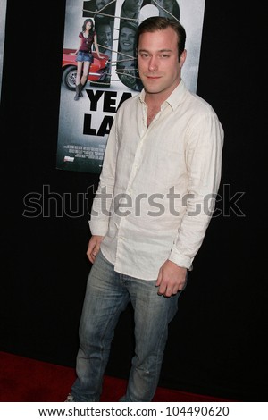 James DeBello  at the Los Angeles Sneak Peek Screening of \'Ten Years Later\'. Majestic Crest Theatre, Los Angeles, CA. 07-16-09