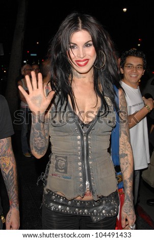 Kat Von D at the Opening Night of The Darling Stilettos at Cinespace. Cinespace, Hollywood, CA. 07-16-09