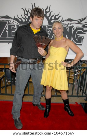 Jack Dagger and Tonya Kay  at a concert performance by Zen Rizing. El Rey Theatre, Los Angeles, CA. 07-30-09