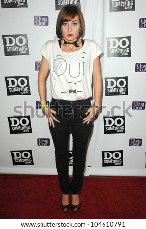 Allison Scagliotti  at DoSomething.org\'s \'The Power of Youth\' Gala. Madame Tussauds, Hollywood, CA. 08-08-09