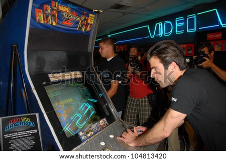 Zachary Quinto  at Stride Gum\'s \'Save The Arcades\' to save endangered video game arcades, Video West Arcade, Glendale, CA. 08-19-09